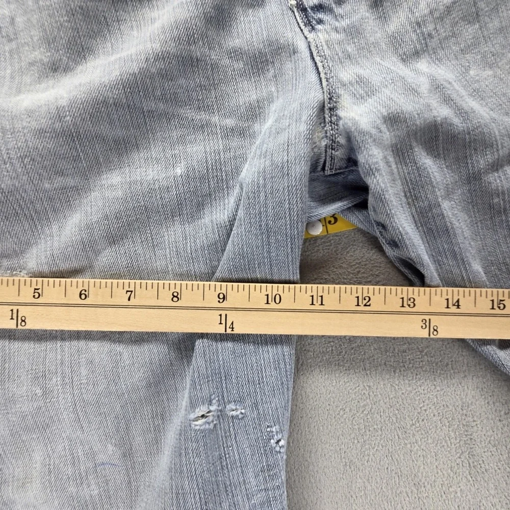 VTG Levis Engineered Jeans‎ Blue Twisted Buckle Back One Altered Hem Fits 30x28